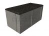 Тротуарная плитка «Кирпичик» черный 200x100x100