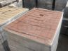 Тротуарная плитка «Квадрат» красный 100x100x60